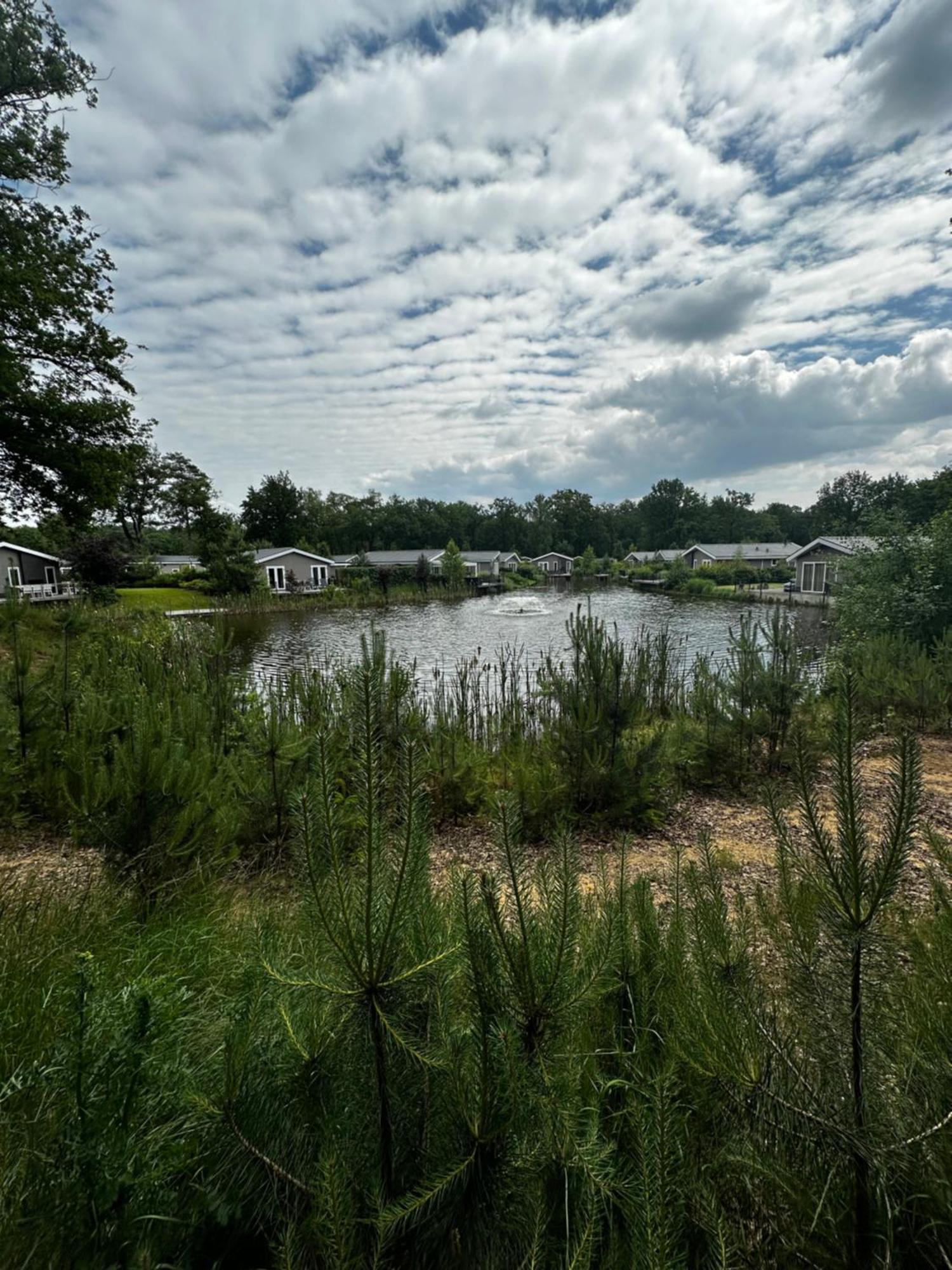 Sfeervolle Blokhut Op De Veluwe Op Recreatiepark Topparken In Beekbergen Met Vrije Tuin En Eigen Parkeerplaats Екстер'єр фото